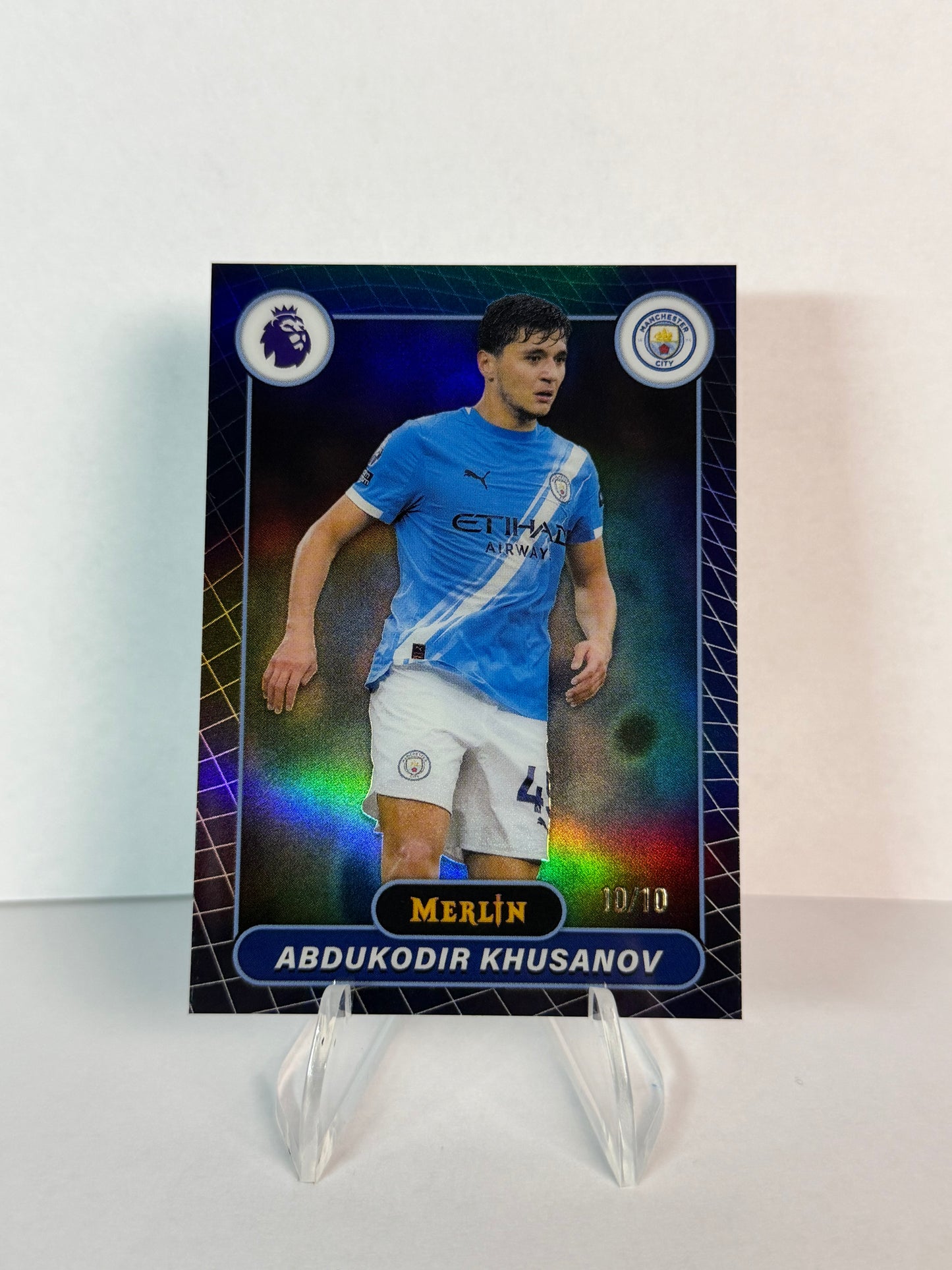 Topps Merlin Premier League - Abdukodir Khusanov - Parallel /10 (10/10)