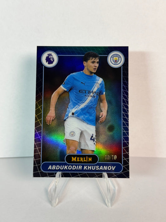 Topps Merlin Premier League - Abdukodir Khusanov - Parallel /10 (10/10)